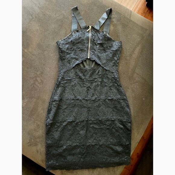 Guess Lace Black Cocktail Dress - Picture 2 of 5